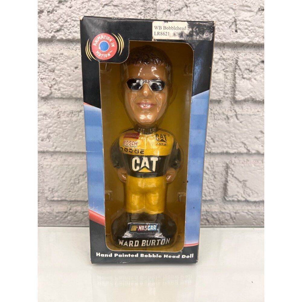 NASCAR Ward Burton Hand Painted Bobble Head Doll